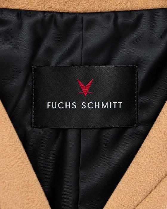 Palton Fuchs Schmitt damă camel, din lână virgină și cașmir Mărimea XL