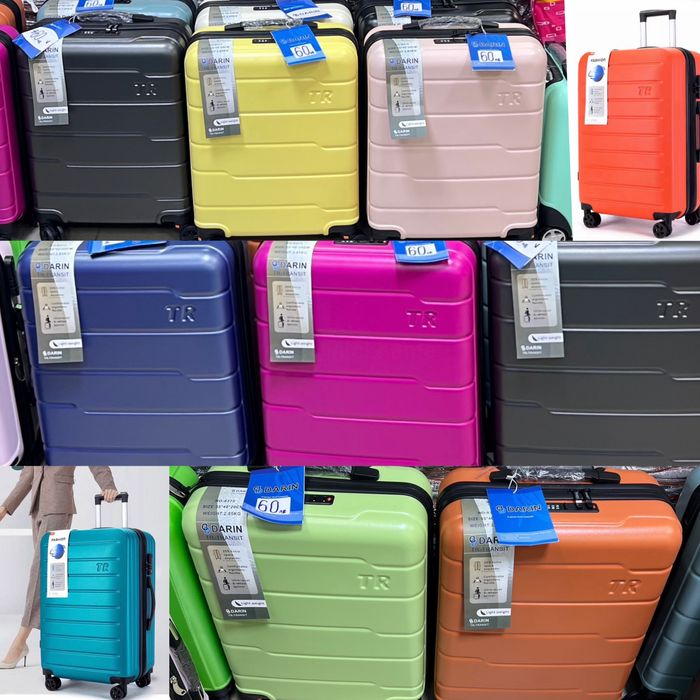 Пътнически куфар за ръчен багаж 55x40x20 см Лек полипропилен 4 колела