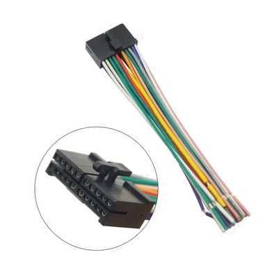 Conector Mufa Auto ISO China 20 Pini in + ISO Chinezesti 20 Pini in +