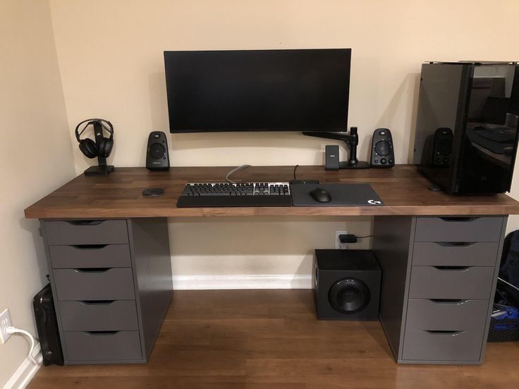 Stol Ikea Стол икеа Стол с тумбами Лофт стол корпусный стол