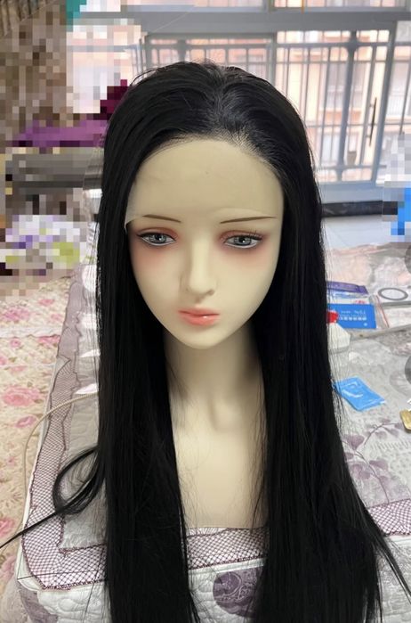 Парик тёмно коричнего цвета