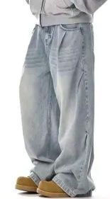 Стильные ретро-бэгги джинсы