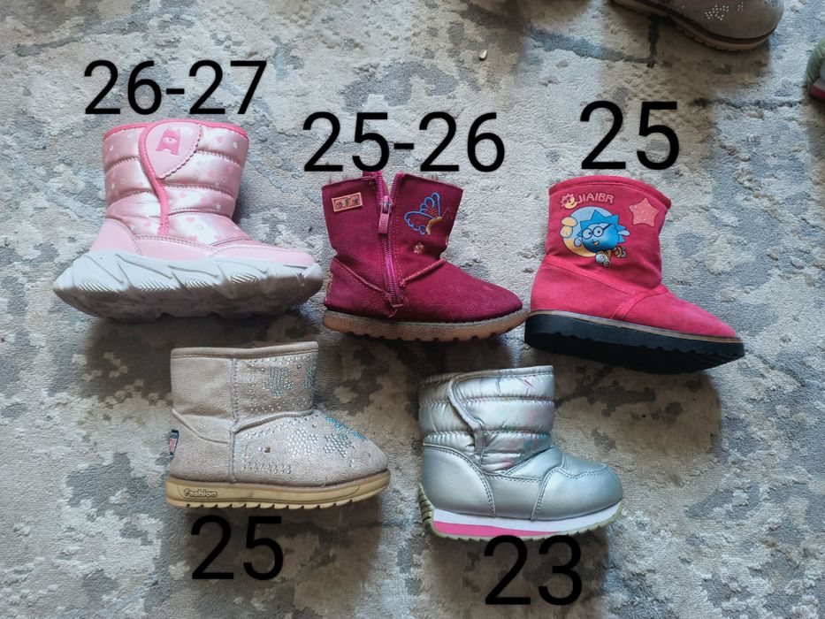 Обувь для девочки на все сезоны