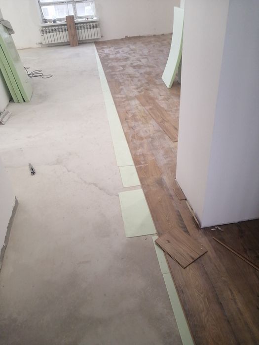 Укладка ламината и линолеума