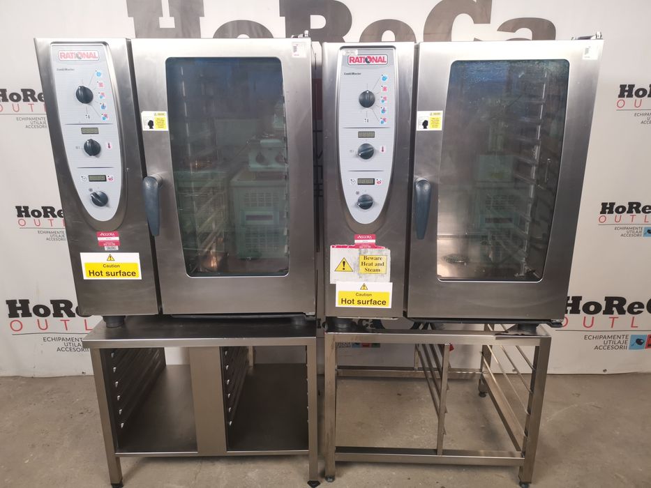 RATIONAL 101G - Cuptor gastronomic/convectie, Convectomat 10 tavi GAZ