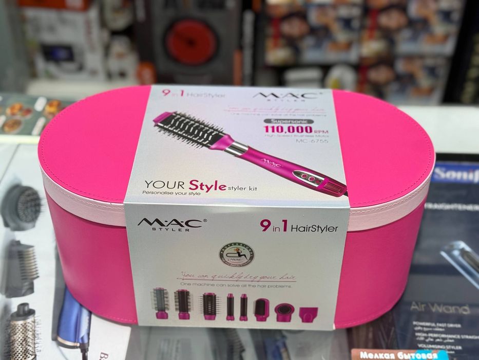 Новый стайлер +  фен 9 in 1 Mac 6755