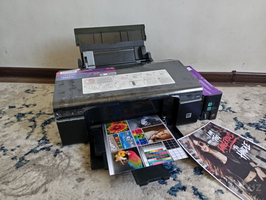 Epson L800 juda tezkor 6 ta rangli prnter dyuzi 100% zaprafka to'la