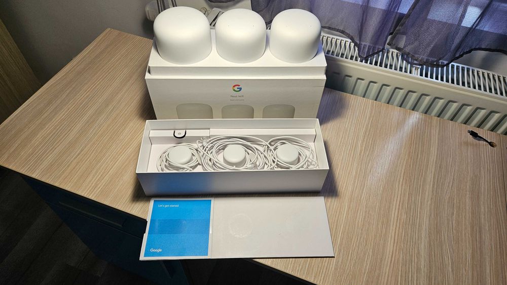 Router Wireless Google Nest WiFi + 2 Access Point, 802.11a/b/g/n/ac in starea foarte bună