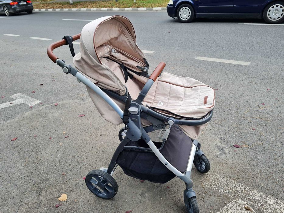Cărucior transformabil 3 în 1 Coccolle Acero bej