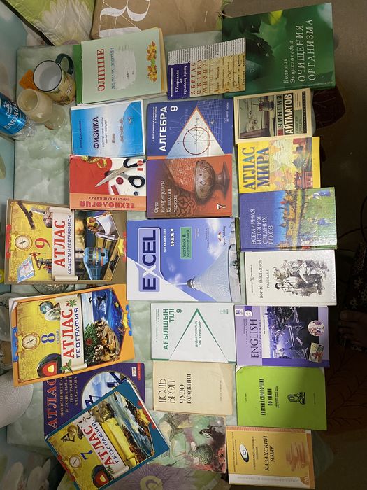 Книги разные и школьные