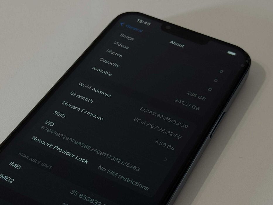 Бартер! iPhone 13 Pro Max 256GB Sierra Blue (Син) 89% Батерия.