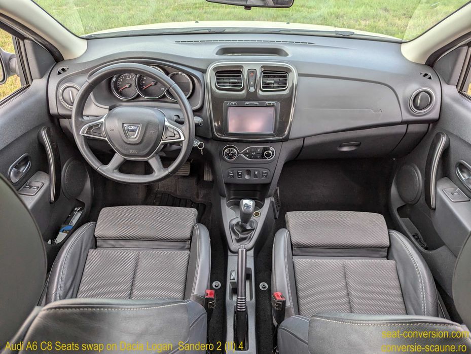 Sistem adaptare scaune de Audi A6 C8 pe Logan Duster Sandero