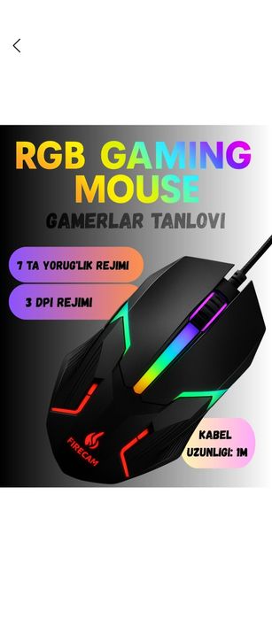 ИГРОВАЯ мышка OYIN sichqonchasi