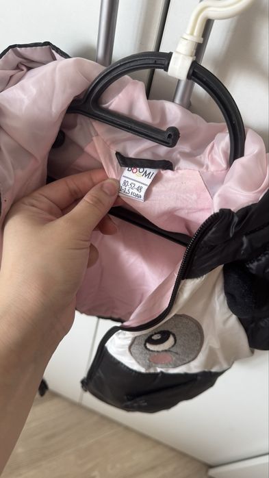 Продам весенний комбинезон+куртка для девочки р.80