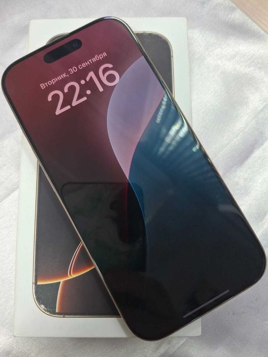 iPhone 16 Pro. 256 gb. (гТараз пр Жамбыла 172) лот 4125