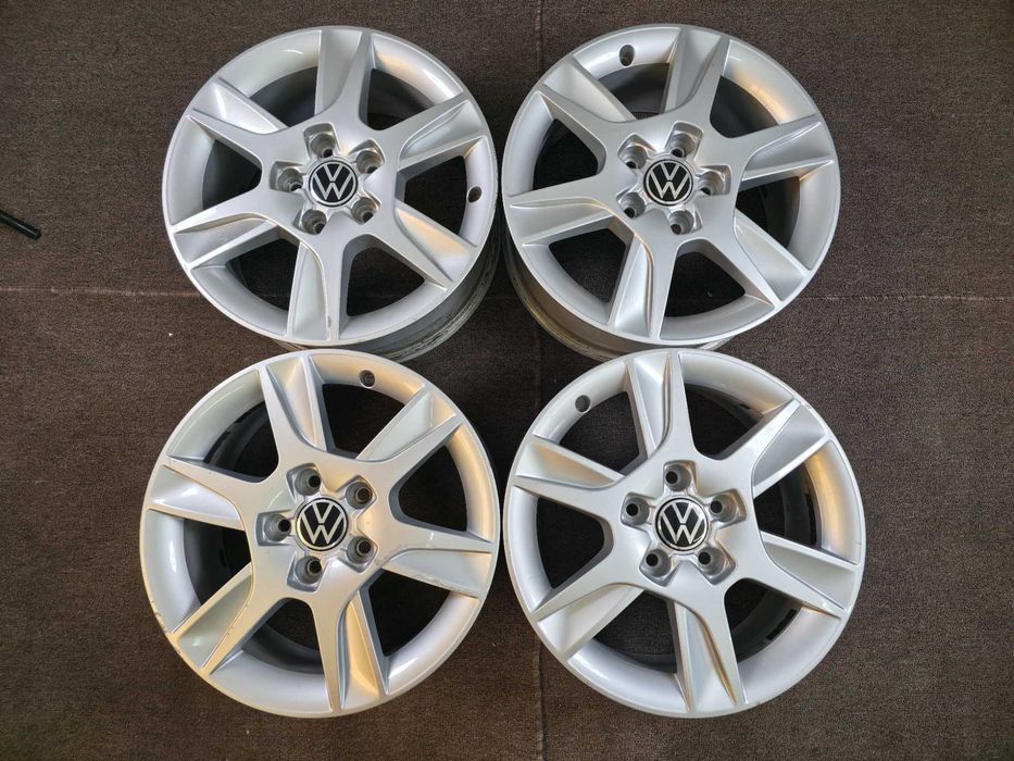 4 Jante Aliaj 5x112 16'' OE Skoda Octavia Superb Karoq YETI / VW Golf Sharan Passat Tiguan Touran Caddy T-ROC