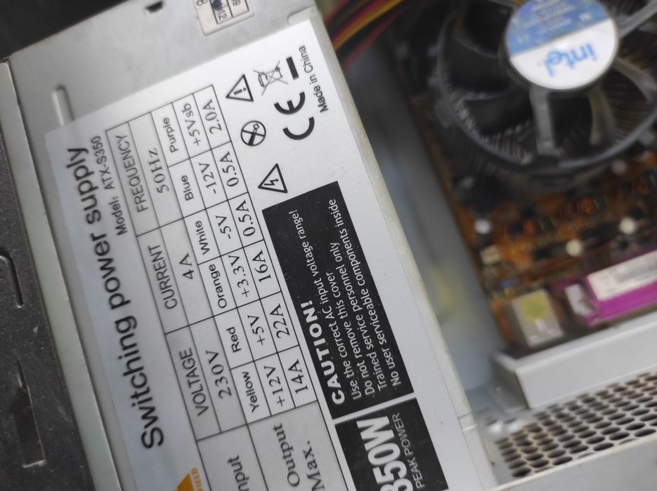 Системный блок на запчасти