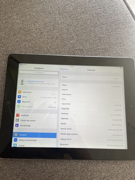 Vand IPad gen 4