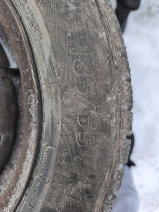 4 зимни гуми RoadX 185/65R14 DOT 1525+железн джанти 5.5Jx14 4x108 63.4