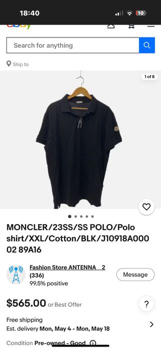 Ss Polo Moncler original