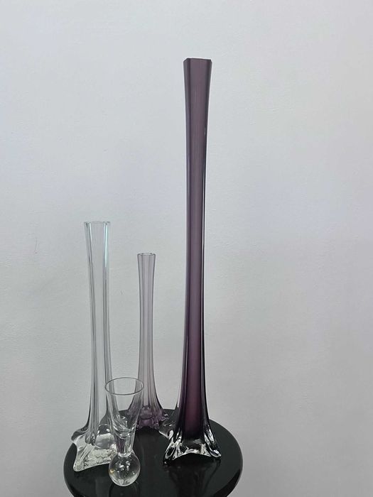 Set patru piese cristal MURANO Italia vechi bibelouri bibelou ieftine