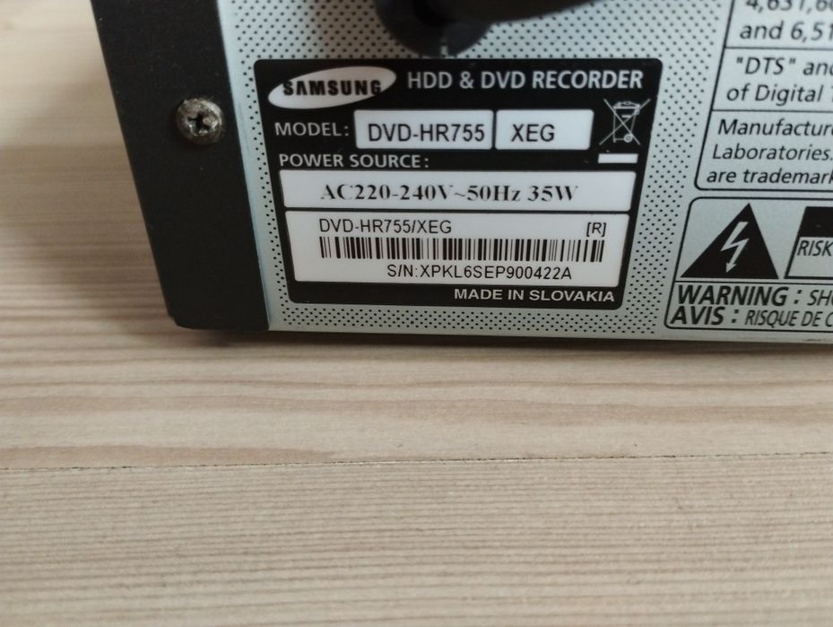 DVD recorder cu HDD inclus!!
