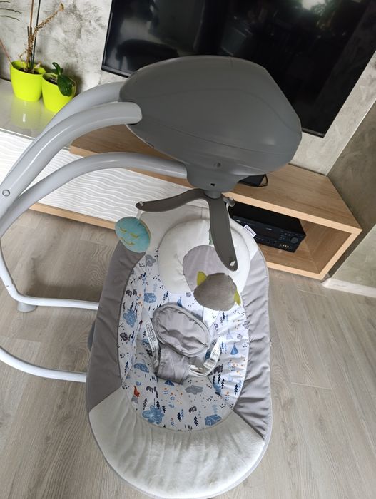 Leagăn, balansoar electric Woodsy Grey, Wunderkid