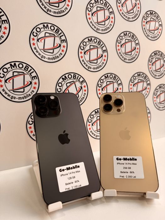 iPhone 14 Pro Max - 128GB/256GB - Gold/Black - 86% - Garantie