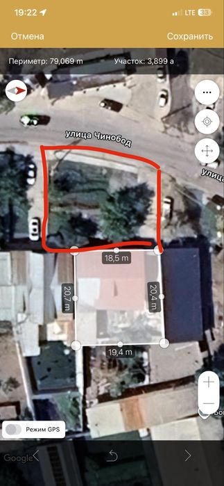 Земля под строительство первая линия Чинабад улица 20/20 фасад