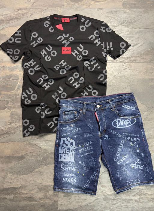 Стилни мъжки къси дънки - нов модел, летен стил
Модел с