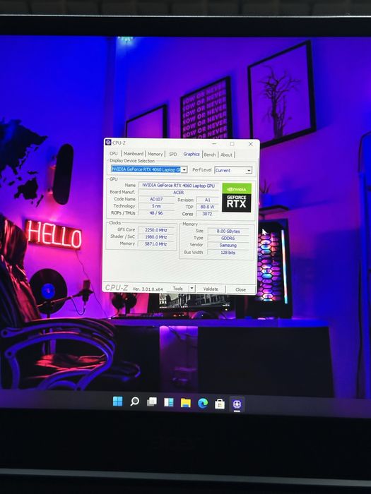 Laptop Gaming Acer Nitro – i7 12650H | RTX 4060 8GB | 16GB RAM DDR5 | Display QHD 165Hz