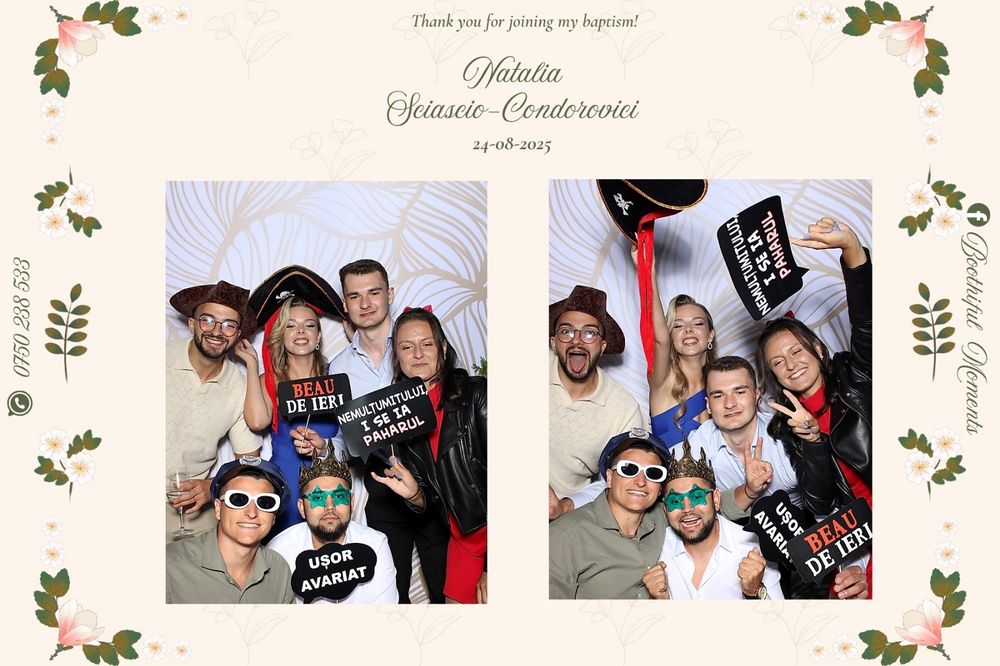 Oglinda/Cabină foto - Boothiful Moments