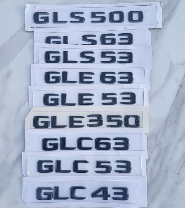 Надписи за Мерцедес GLS GLE GLC / Mercedes надписи GLS GLE GLC