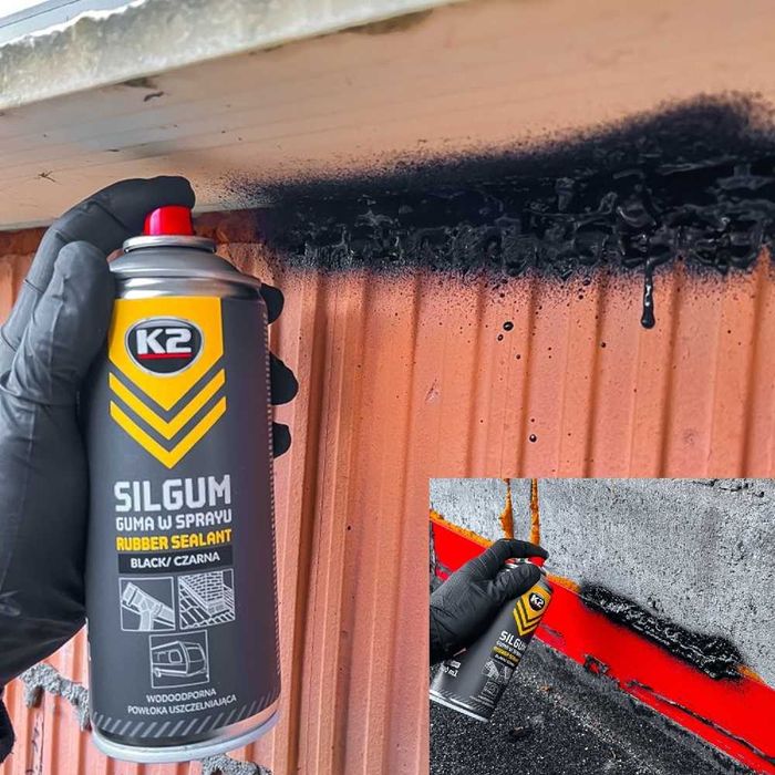 Спрей за Течове/Уплътнител за строителни повърхности - K2 Silgum 400ml