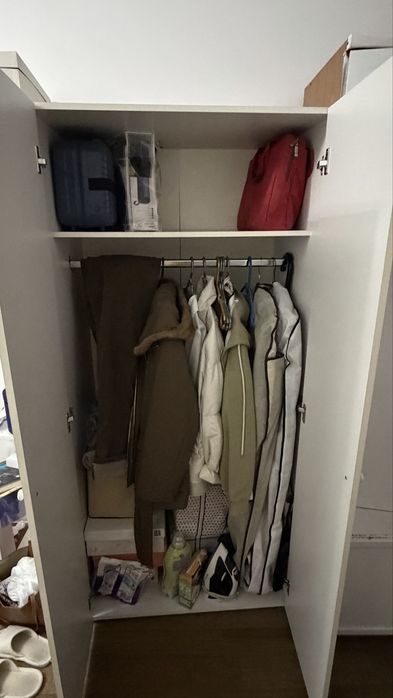 Шкаф, б/у, белый цвет