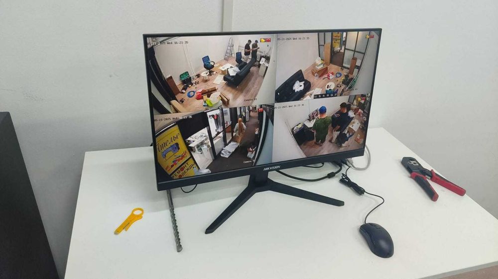 Установка видеонаблюдения