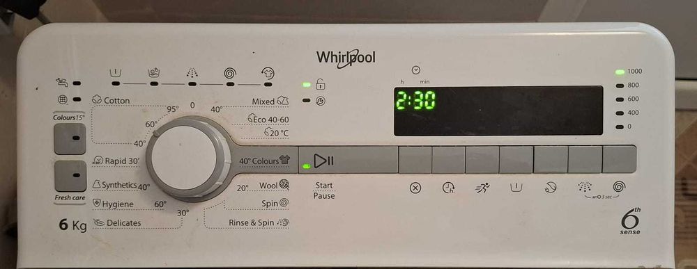 Placă bază masina spălat rufe Whirpool 6 sense, perfect funcțională