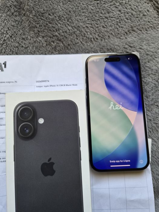 iPhone 16 black 128gb