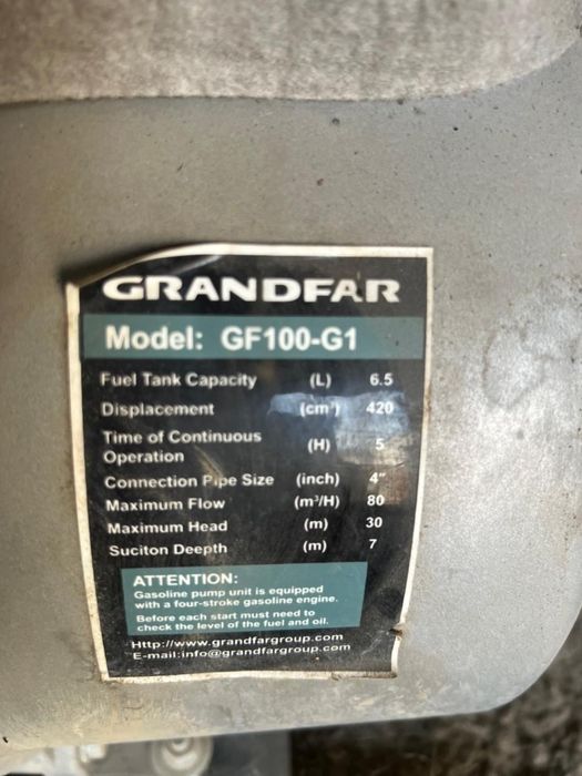 Насос помпа Grandfar
