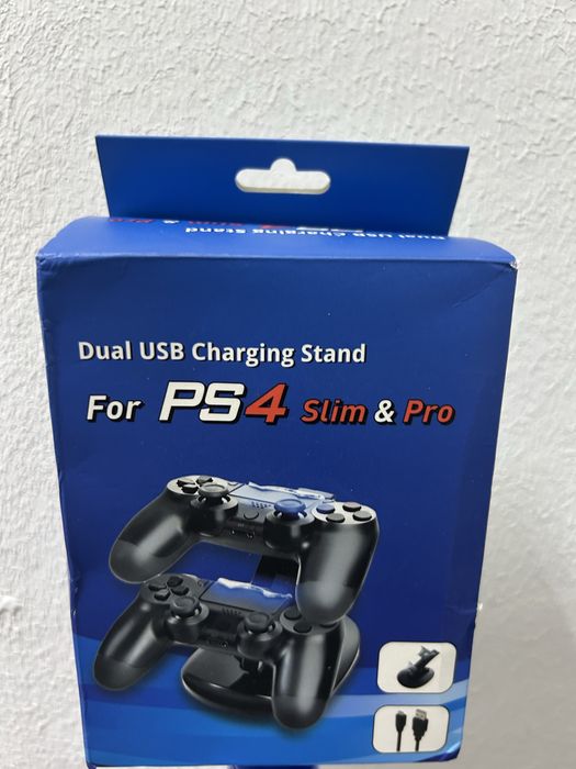 PS4 Pro 1TB Fortnite Edition + 2 DualShock + 6 игр + коробка