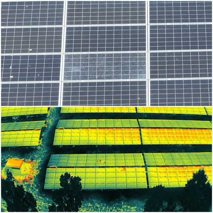 Индустриални инспекции дрон с термо камера услуги с дрон Термографски