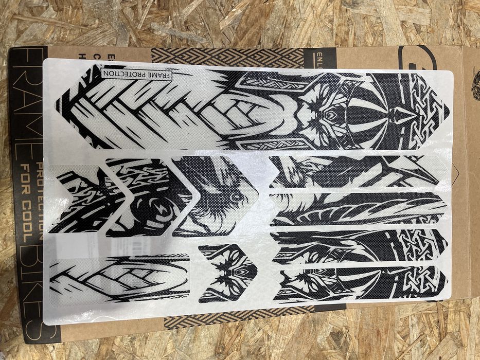 Folie protectie cadru bicicleta 6 modele mtb ebike autocolant cadru