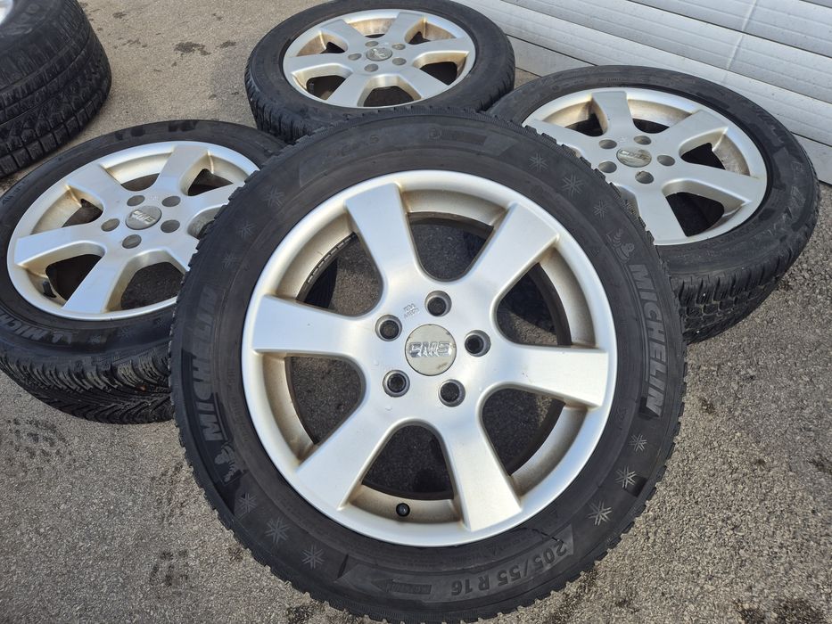 5х112/16 с гуми Фолксваген Ауди Шкода Сеат 5x112/16 Mercedes VW Skoda