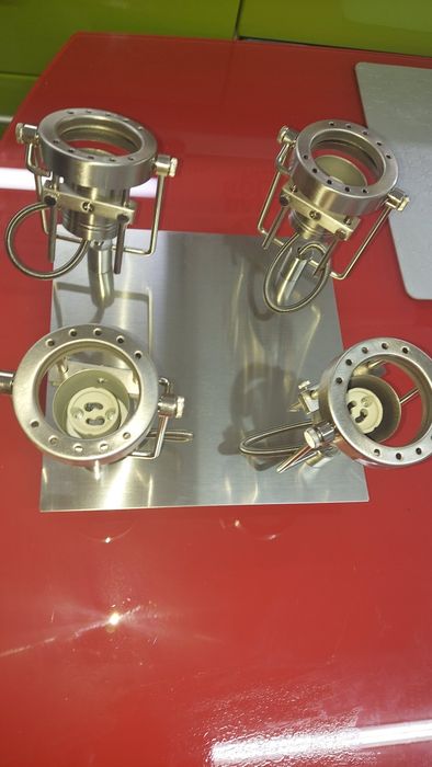 Plafoniera inox cu 4 spoturi ,plafoniere led neon