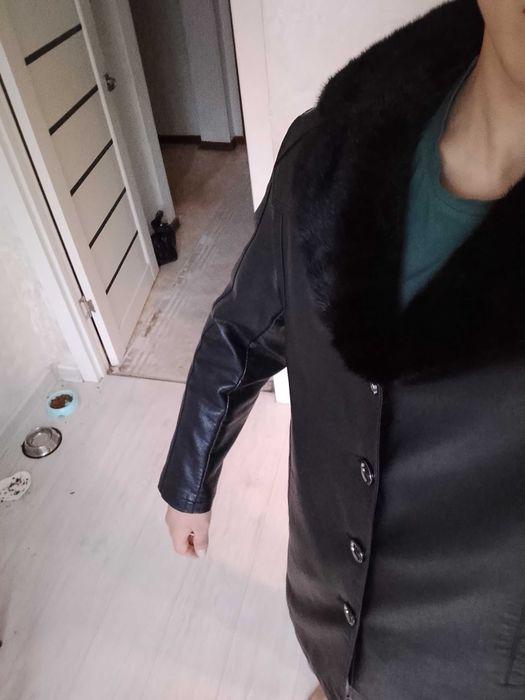 Дубленка кожаная