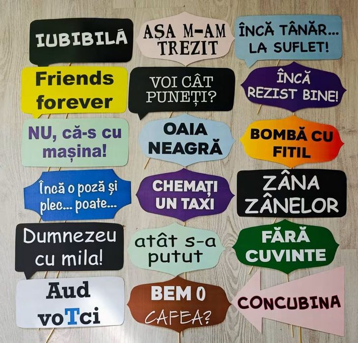 Propsuri recuzită foto mesaje amuzante petrecere