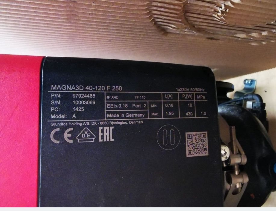 Циркулационна помпа, GRUNDFOS MAGNA3 D 40-120 F / MAGNA3D40120F