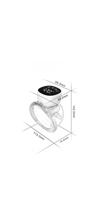 Pompa de san electrica, dubla, portabila, hands-free cu 3 moduri si 9 niveluri, silicon medical BPA-Free