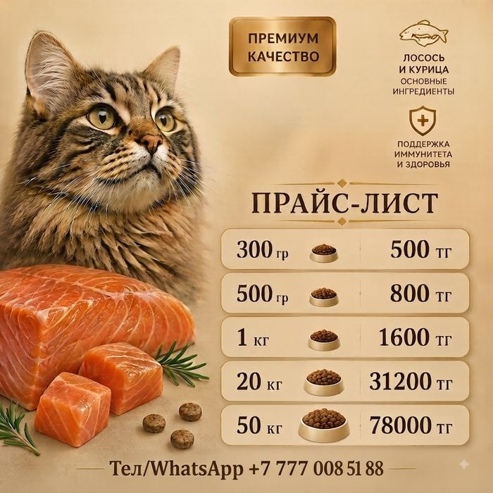 Корм для кошек - Премиум