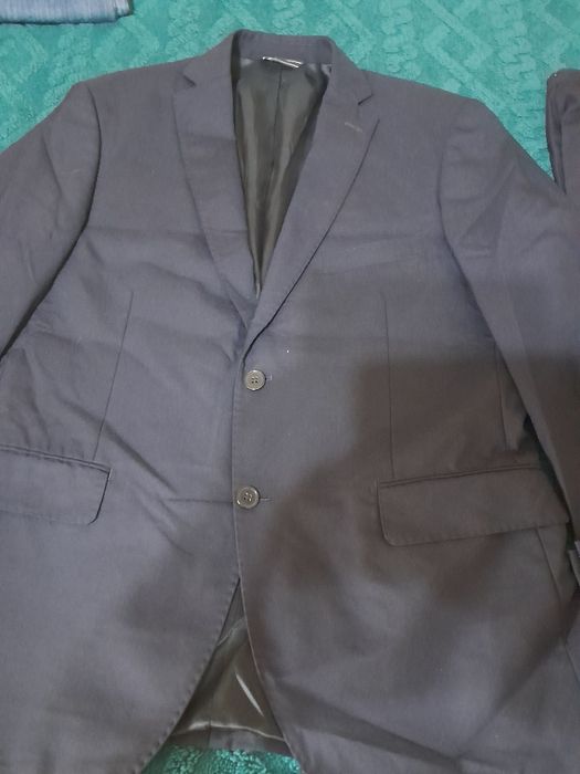 Costum negru barbati 52 2 piese